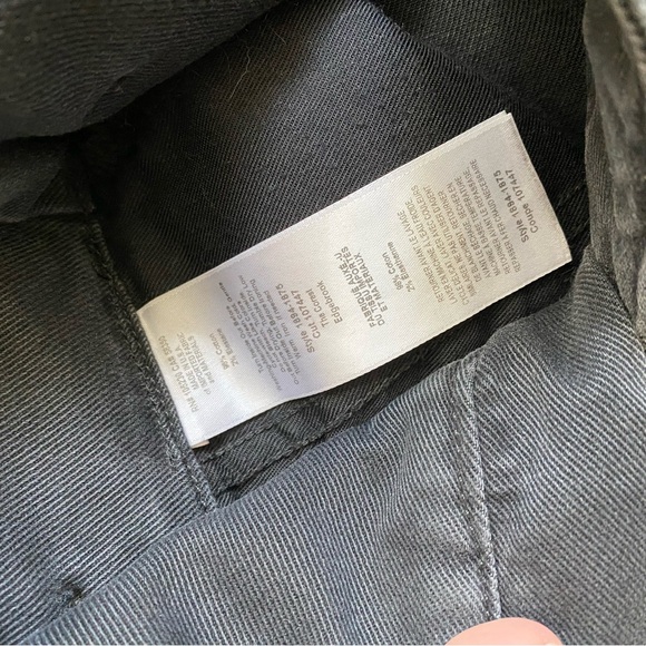 Current Elliot The Corset Paperbag High Rise Cropped Leg Denim Jean Edgebrook 27 - Picture 11 of 12